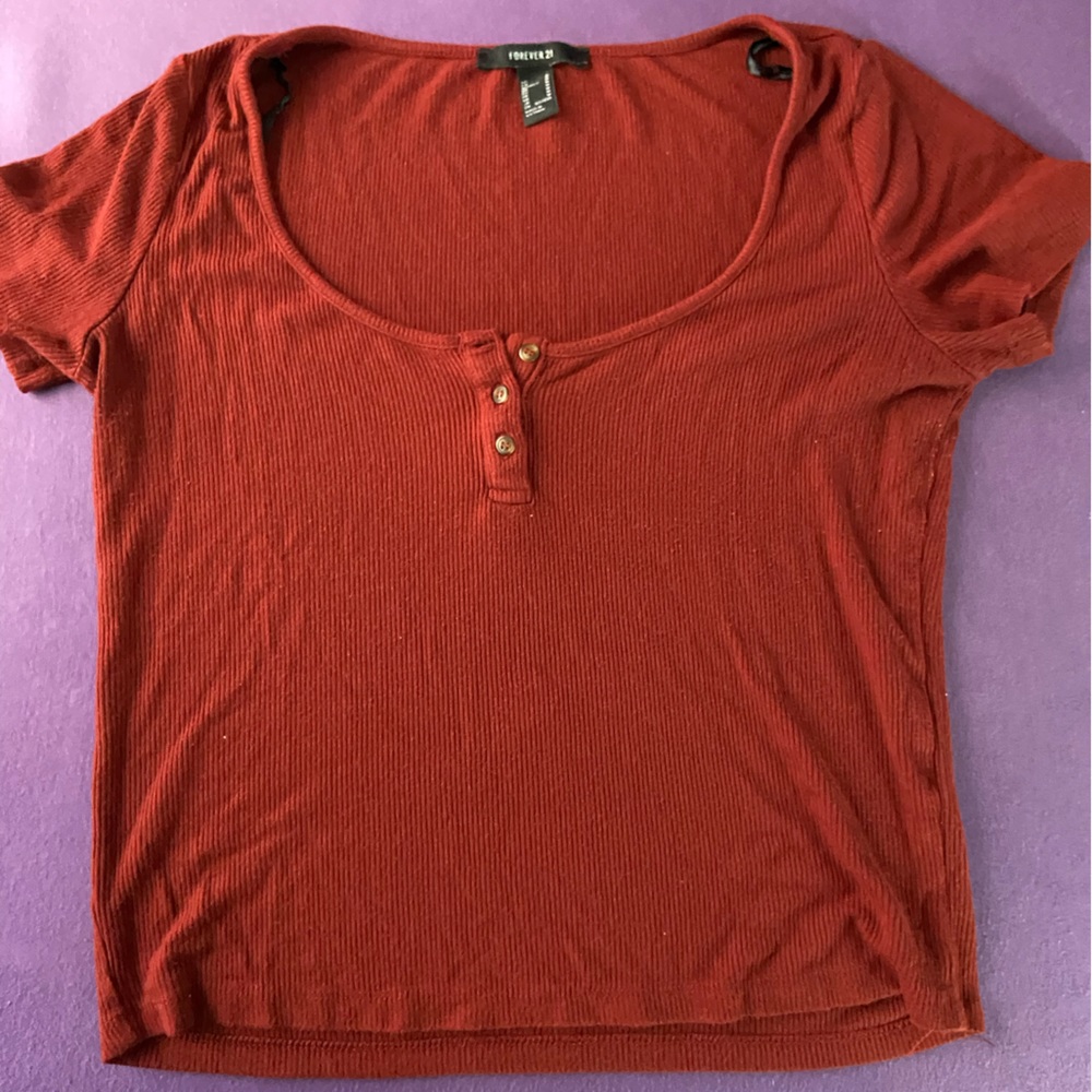 Forever 21 cropped shirt